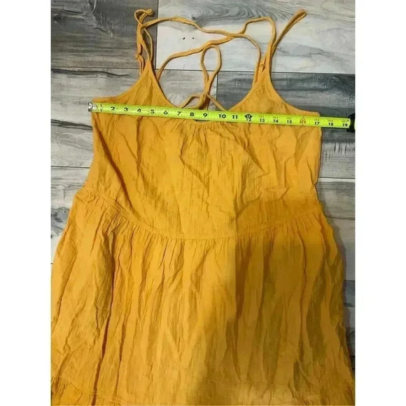 Free assembly Women’s sleeveless Double Strap Cross Back Tiered Midi Dress, size - Picture 5 of 8